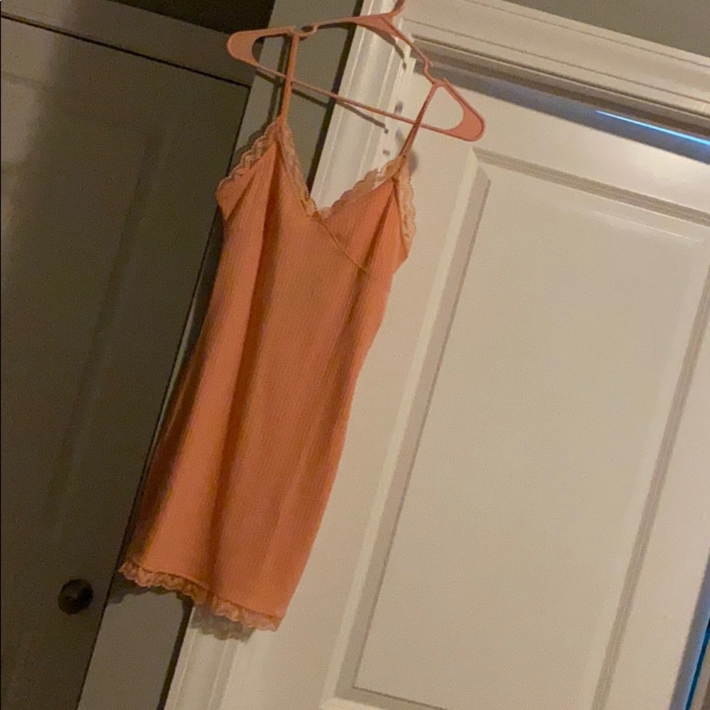 Peach dress